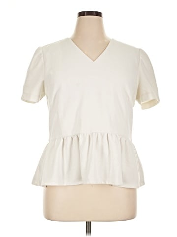 Ann Taylor Short Sleeve Blouse (view 1)