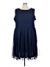 Roaman's Blue Cocktail Dress Size 30 - photo 1