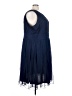 Roaman's Blue Cocktail Dress Size 30 - photo 4