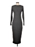 Unbranded Solid Gray Casual Dress Size S (estimated) - photo 2