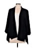 I.C. By Connie K Solid Black Kimono Size L - photo 1