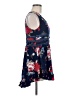 Entro 100% Rayon Floral Blue Casual Dress Size M - photo 4
