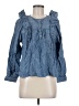 J.Crew 100% Cotton Blue Long Sleeve Blouse Size 8 - photo 1