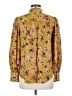 FRNCH 100% Viscose Floral Yellow Long Sleeve Blouse Size M - photo 2