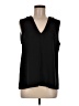 BCBGMAXAZRIA 100% Polyester Black Sleeveless T-Shirt Size M - photo 1