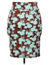 Lularoe Print Teal Casual Skirt Size XL - photo 1