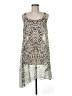 Guess 100% Polyester Animal Print Gray Casual Dress Size M - photo 1