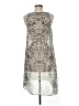 Guess 100% Polyester Animal Print Gray Casual Dress Size M - photo 2