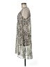 Guess 100% Polyester Animal Print Gray Casual Dress Size M - photo 5