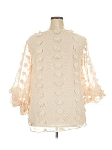 Ashley Stewart 3/4 Sleeve T-Shirt (view 2)