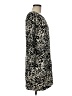 J.Crew Animal Print Black Casual Dress Size 8 - photo 4