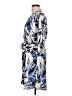 Veronica M. Print Blue Casual Dress Size L - photo 5