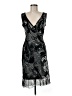 Wearever 100% Polyester Paisley Black Cocktail Dress Size 6 - photo 1