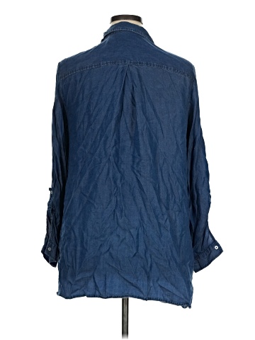 New Directions Long Sleeve Button-Down Shirt (view 2)