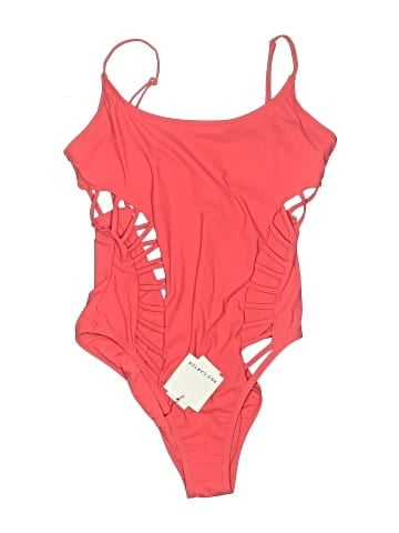Red Carter One Piece Swimsuit (view 1)
