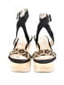 Veronica Beard 100% Leather Black Wedges Size 9 - photo 2