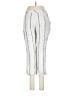 MNG Stripes White Casual Pants Size 6 - photo 2