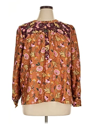 Ann Taylor LOFT Long Sleeve Blouse (view 1)