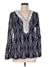 Boston Proper Blue Long Sleeve Blouse Size M - photo 1