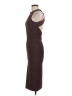 Pull&Bear Tweed Burgundy Cocktail Dress Size M - photo 5