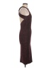 Pull&Bear Tweed Burgundy Cocktail Dress Size M - photo 4