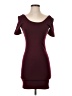 Forever 21 Solid Burgundy Cocktail Dress Size S - photo 1