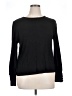 Pink Clover Black Long Sleeve Top Size XL - photo 1