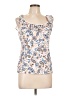 Ann Taylor LOFT Outlet Ivory Sleeveless Top Size L - photo 1