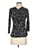 Vol.1 Animal Print Black 3/4 Sleeve Blouse Size XXS (estimated) - photo 1