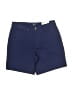Crown & Ivy Solid Blue Shorts Size 8 - photo 1