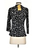 Vol.1 Animal Print Black 3/4 Sleeve Blouse Size XXS (estimated) - photo 2