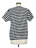 Unbranded Stripes Black Short Sleeve Top Size M - photo 2