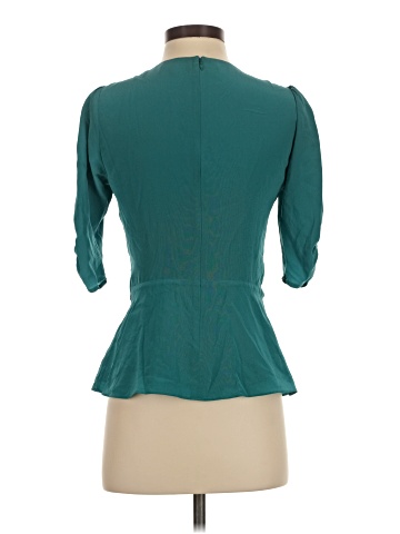 Parker 3/4 Sleeve Silk Top (view 2)