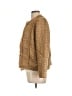 Chico's 100% Polyester Tweed Gold Jacket Size Lg (2) - photo 5