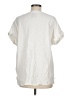 Matty M 100% Cotton Ivory Short Sleeve Blouse Size M - photo 2