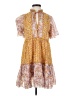 Maje Paisley Yellow Casual Dress Size EU (FR) 36 / US 4 - photo 1