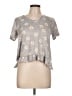 Assorted Brands Gray Short Sleeve Top Size L - photo 1