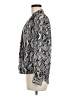 INC International Concepts 100% Polyester Silver Long Sleeve Blouse Size 8 - photo 5