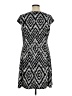 AB Studio Chevron-herringbone Black Cocktail Dress Size 16 - photo 2