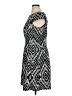AB Studio Chevron-herringbone Black Cocktail Dress Size 16 - photo 5
