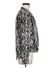INC International Concepts 100% Polyester Silver Long Sleeve Blouse Size 8 - photo 4