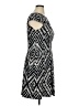AB Studio Chevron-herringbone Black Cocktail Dress Size 16 - photo 4