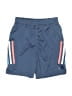 Adidas 100% Polyester Color Block Blue Athletic Shorts Size 5 - photo 1