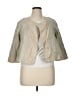 MICHAEL Michael Kors 100% Linen Metallic Tan Jacket Size 14 Petite - photo 1