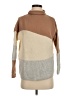 French Connection Color Block Tan Turtleneck Sweater Size XS - photo 1