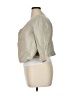 MICHAEL Michael Kors 100% Linen Metallic Tan Jacket Size 14 Petite - photo 5