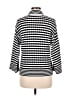 Ann Taylor Factory 100% Cotton Stripes Black Pullover Sweater Size M - photo 2