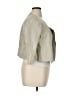 MICHAEL Michael Kors 100% Linen Metallic Tan Jacket Size 14 Petite - photo 4
