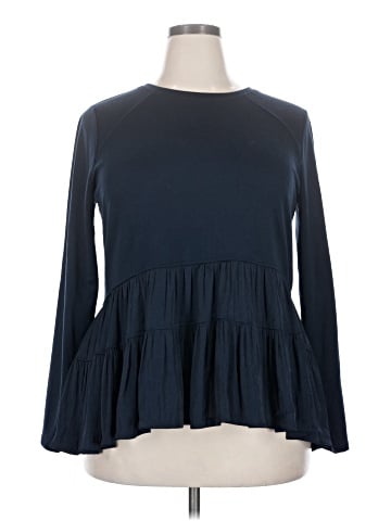 Simply Vera Vera Wang Long Sleeve Blouse (view 1)