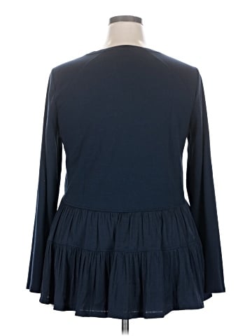 Simply Vera Vera Wang Long Sleeve Blouse (view 2)